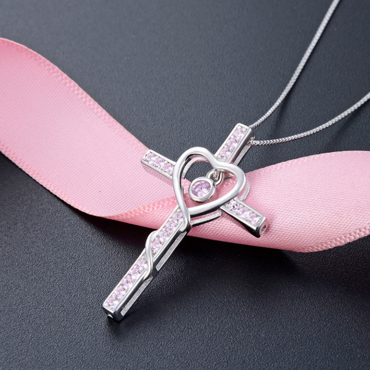 925 Sterling Silver Cross Pendant Necklace